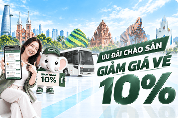Ưu đãi chào sân — giảm giá vé 10%